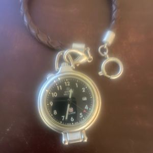 Swiss pocket watch, new battery, works perfect